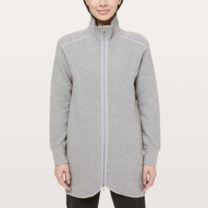Lululemon On Repeat Jacket Size 4 HCOR Grey BRAND NEW